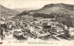 Bourboule CPA Panorama genommen vom Felsen der Feen