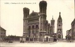 Basilika Lyon-CPA von Nd von Fourviere