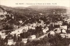 Royat CPA Panorama on the way of the valley