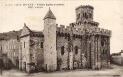 Royat CPA Old church fortifiee