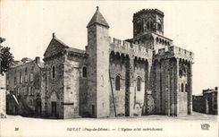 Royat CPA Eglise dimensions southernmost