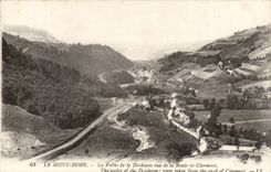 The Mount Gilds CPA the valley of the Al road Dordogne seen of Clermont