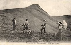 Bourboule CPA der Aufstieg der Bucht von Ordanche (1517m)