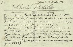 Bourboule CPA die Prachtstrasse des Rathauses