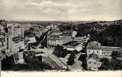 Chatelguyon CPA hydropathic establishment and the Baraduoy avenue taken of the Splendid Hotel