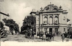 Chatelguyon CPA the theater and the Baraduc avenue