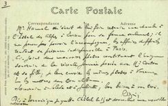 Chatelguyon CPA das Theater und die Baraduc Allee