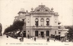 Chatelguyon CPA the theater and the Baraduc avenue