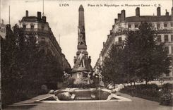 Lyon CPA setzt Republik und Carnot Denkmal