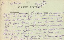 Reims in den Ruinen nach dem Ruhestand deutschen CPA die Kathedrale