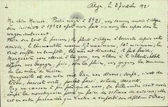 Algeria Algiers CPA View taken of admiralty