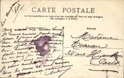 Niort CPA Allee high of the botanical garden