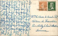 Solesmes CPA View of the abbey and valley of the Sarthe