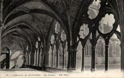 CPA Cathedral of Bayonne the cloister