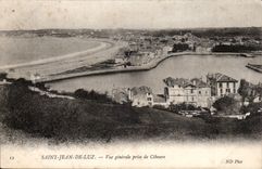 Saint Jean de Luz CPA Vue generale prise de Ciboure