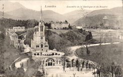 Lourdes CPA Together of the basilica and the rosary