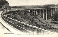 Saint Brieuc - New Boulevards and the Bridge of Loupin - bridge - CPA