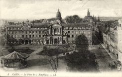 Caen - der Ort der Republik - CPA