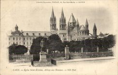Caen - Kirche Saint-Etienne - Abtei mit den Mannern - CPA