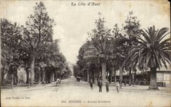 Hyeres - Gambetta Avenue - CPA