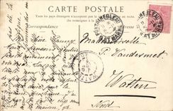 Fontainebleau - the Palate - Bed of Marie Antoinette - CPA