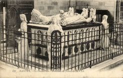 Nantes - the Cathedral - Tomb of François II - CPA