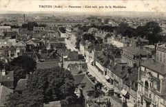 Troyes - Panorama Southern part taken of the Madeleine - CPA