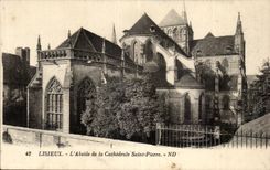 Lisieux - der Apse des Kathedrale-Saint Pierre - CPA