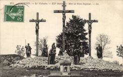 Lourdes CPA the martyrdom 12th station Dead of Our SEogneur