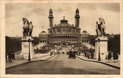 Paris CPA the bridge of Iena and Trocadero