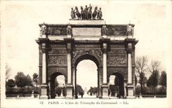 Paris CPA Arc de triomphe du carrousel