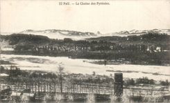 Pau - the Chain of the Pyrenees - CPA train