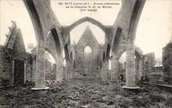 Batz - Interior Ruins of the Vault Notre Dame de Murier - CPA