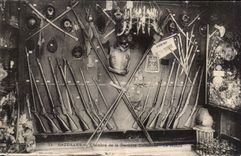 Bazeilles - Room of the Last Cartouche - the Museum - CPA Weapons Armor rifle