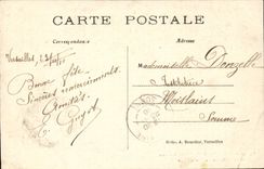 Versailles - Palate of Large Trianon - the Room of Louis Philippe CPA