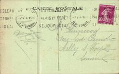 Fontainebleau - Sight on the Pond of Carps - CPA