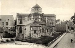 Nevers CPA Apse of the church Saint Etienne 11th