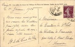 The Sarthe - Stalls of the Chorus of the Saint Pierre Abbey of Solesmes CPA