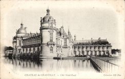 Castle of Chantilly CPA Dimensions Northern west