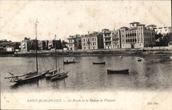 Saint Jean de luz CPA Le bassin et la maison de l'infante