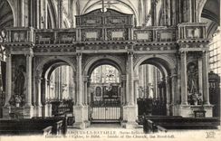 Arch Battle CPA Interieur of the church