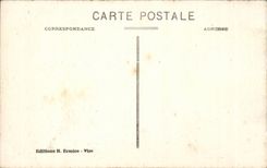 Vire CPA L'esplanade du vieux chateau