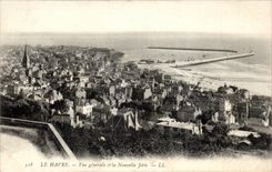 Ansicht Havre-CPA und der neue Pier