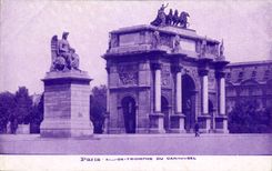 Paris CPA Arc de triomphe du carrousel