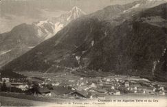 CPA Chamonix and needles green and of Thickly