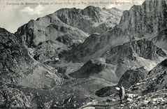 CPA Surroundings of Grenoble Small valley and country cottage Hotel of Pra Mountain of Belledonne