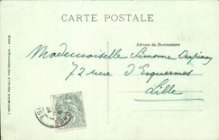 CPA Schloss von Pierrefonds der Park zu den Hirschen