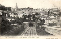Angoulême CPA gesehen vom Tunnel der Eisenbahn