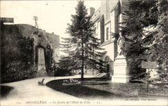 Angoulême CPA der Garten des Rathauses