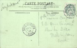 Angoulême CPA der Garten des Rathauses